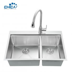 Quality Double Bowl Granite Composite Kitchen Sink for sale