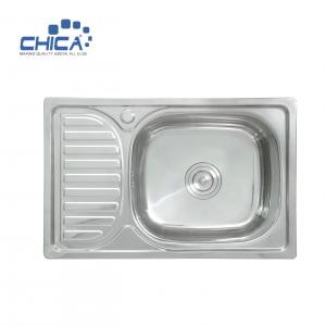 Quality MG4095 Stainless Steel Kitchen Sink SUS304 Single Bowl Pressed House Kitchen Sink for sale