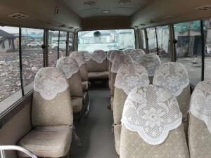 Quality Good Performance 30 Seats Passenger Car TOYOTA COASTER Used Medium Luxury Coach Bus for sale