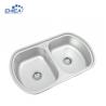 Buy cheap MG4093 Stainless Steel Kitchen Sink SUS304 Double Bowl Pressed House Kitchen from wholesalers