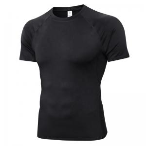 Quality Tight Quick Dry Summer Sports Mens Training Activewear Plus Size T Shirts for sale