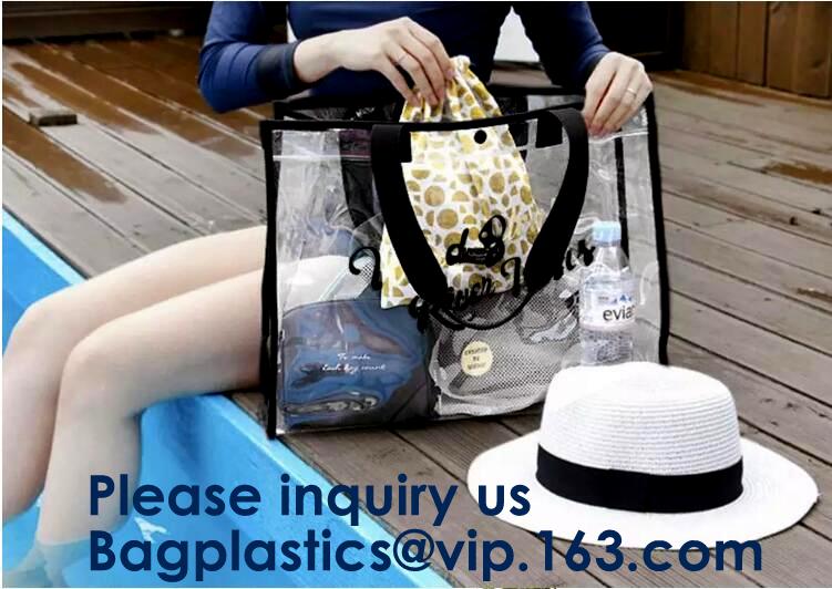 Quality HOLOGRAPHIC NEON TOTE PVC BAG,VINYL SHOPPING SHOPPER,TOILETRY BIKINI SWIMWEAR BEACHWEAR WOMAN BAG for sale