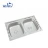 Buy cheap MG4090 Stainless Steel Kitchen Sink SUS304 Double Bowl Pressed House Kitchen from wholesalers