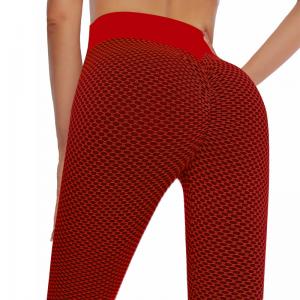 Quality Leggings Cross border Yoga pants Nine minute pants Honeycomb Amazon High Waist Women plus size fitness pants for sale
