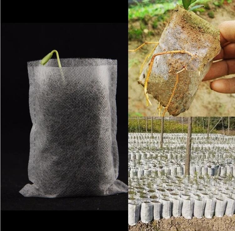 Quality Horticulture Biodegradable Garden Bags Hydroponics Soil Planter Nursery Pots for sale