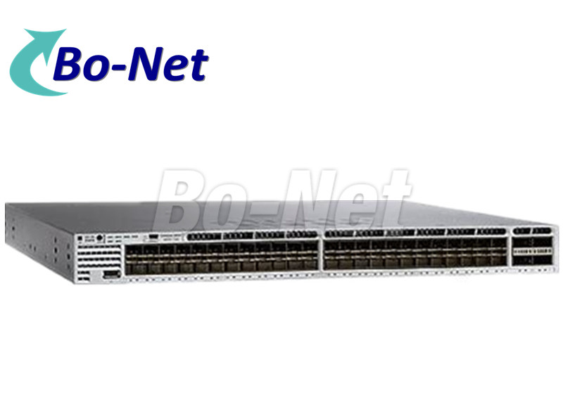 Quality Cisco Catalyst 3850 48 Port 10G Fiber Switch IP Base Cisco WS-C3850-48XS-S  Cisco Gigabit Switch for sale