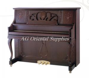 Quality 88-KEY  Acoustic wooden upright Piano import zebrawood matt red brown AG-131Y2 for sale