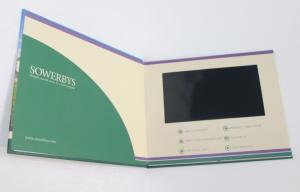 Quality 2 - 8 GB mult - functions paper made LCD Video Brochure for greeting for sale