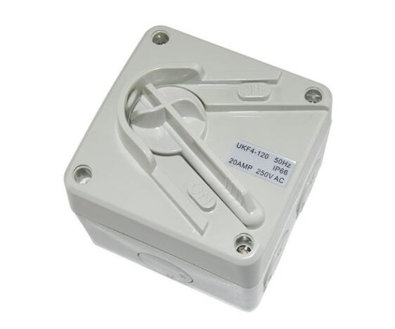 Quality Power Load Waterproof Distribution Box Isolation Switch Outdoor UKF 35A for sale