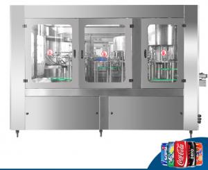 Quality SUS304 Aluminum Can Filling Machine 500ml Carbonated Soft Drink Filling Machine for sale