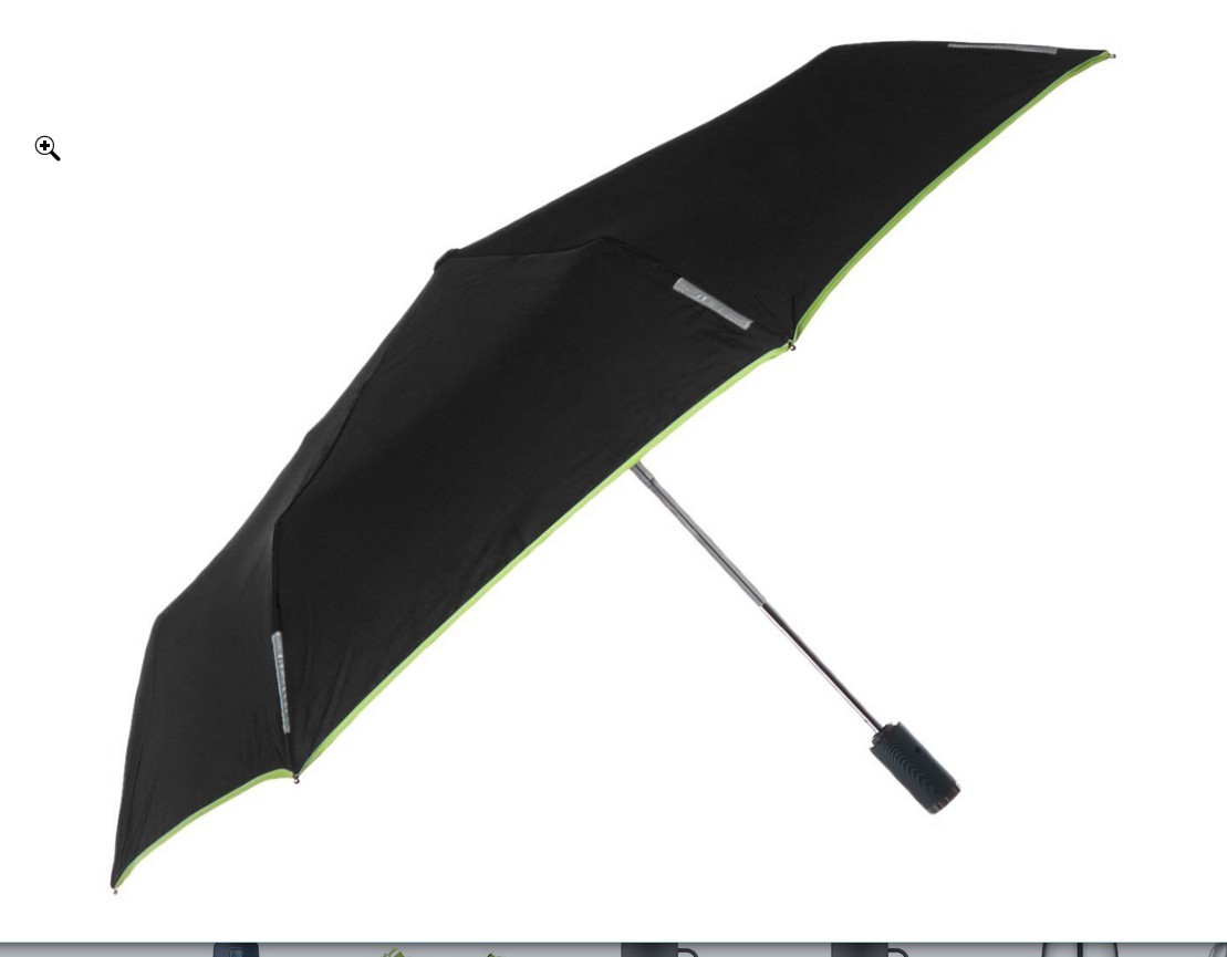 Totes Trx Auto Open and Close Light N Go Traveler Umbrella with Built in Led Flashlight
