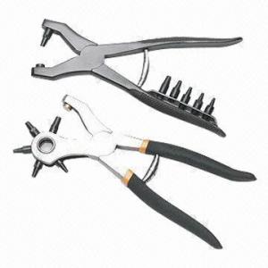 Quality Leather Hole Punch Pliers Set, Made of CRV or High Carbon Steel, with Drop Forged Heavy-duty  for sale