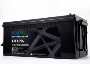 Quality Communication Bluetooth Solar Battery Household 24v 100ah Lifepo4 Lithium Battery Pack for sale