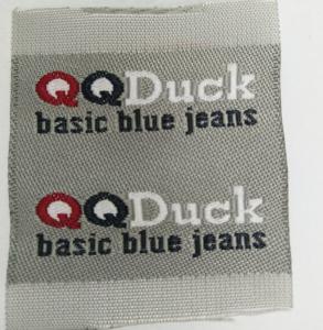 Quality High Density Decorative Custom Woven Sewing Labels Durable For Garment for sale