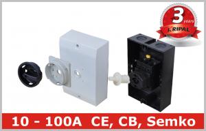 Quality European Outdoor Rotary Disconnect Switch , Lockable 3 Position Rotary Switch for sale