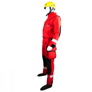 Quality Antiwear Swift Water Rescue Dry Suit Velcro Design Three Layers for sale