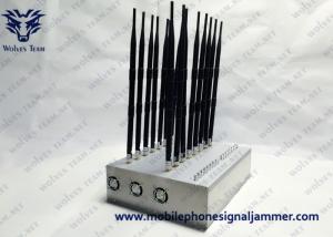 Quality New Indoor 18 Antennas Full Bands Adjustable  Powerful GPS WIFI5.8G 3G 4G All Cell Phone Signal Jammer for sale