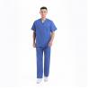 Buy cheap Soft Cotton Fabric Scrub Suit Uniforms Short Sleeves from wholesalers