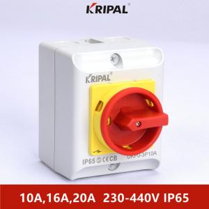 Quality 3P 4P 230-440V IP65 Waterproof Change Over Switch Load Isolation for sale