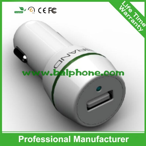 Quality Single USB car charger Quick 2.0 charger for smartphone for sale