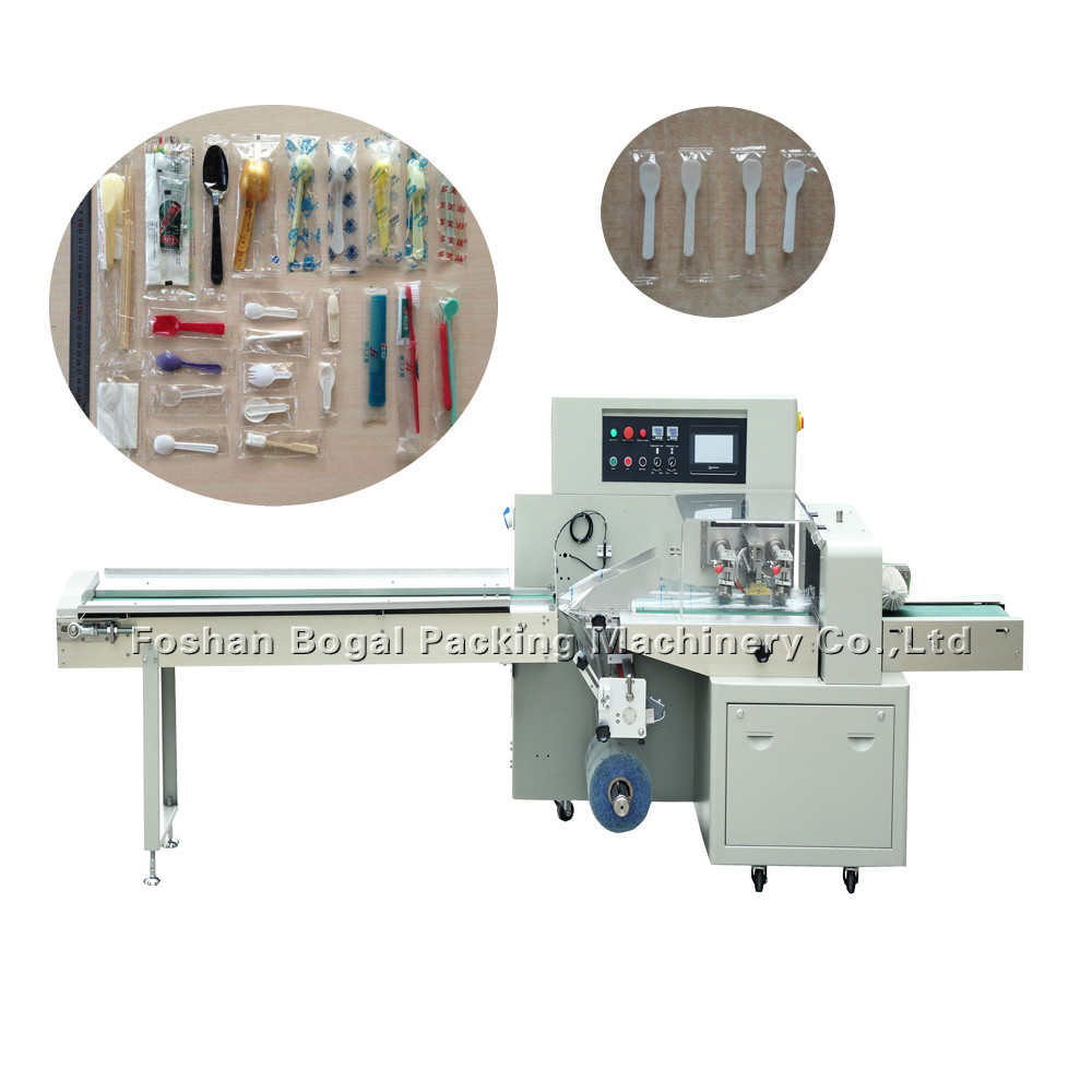 Quality Tableware Horizontal Pillow Packing Machine Engineers Available Multi Function for sale
