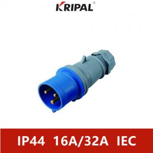 Quality KRIPAL CE Certificated IP44 16A 220V Industrial Plugs And Sockets for sale