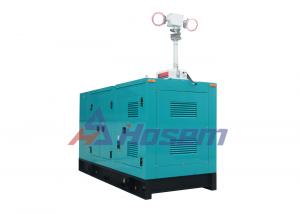 Quality Mining Site Light Tower 2 X 1000W Industrial Generator Set for sale