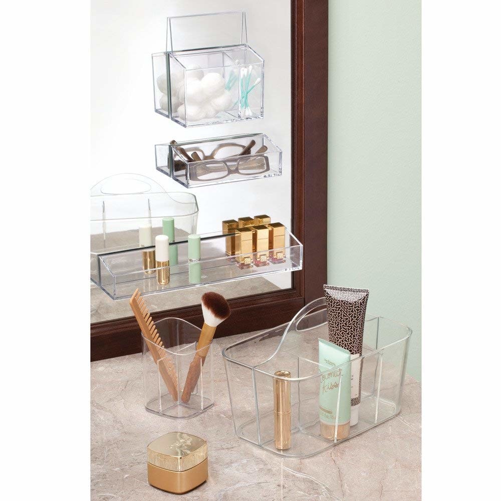 Quality Stackable PMMA Acrylic Display Box Makeup Brush Holder Cup Bathroom Accessories for sale