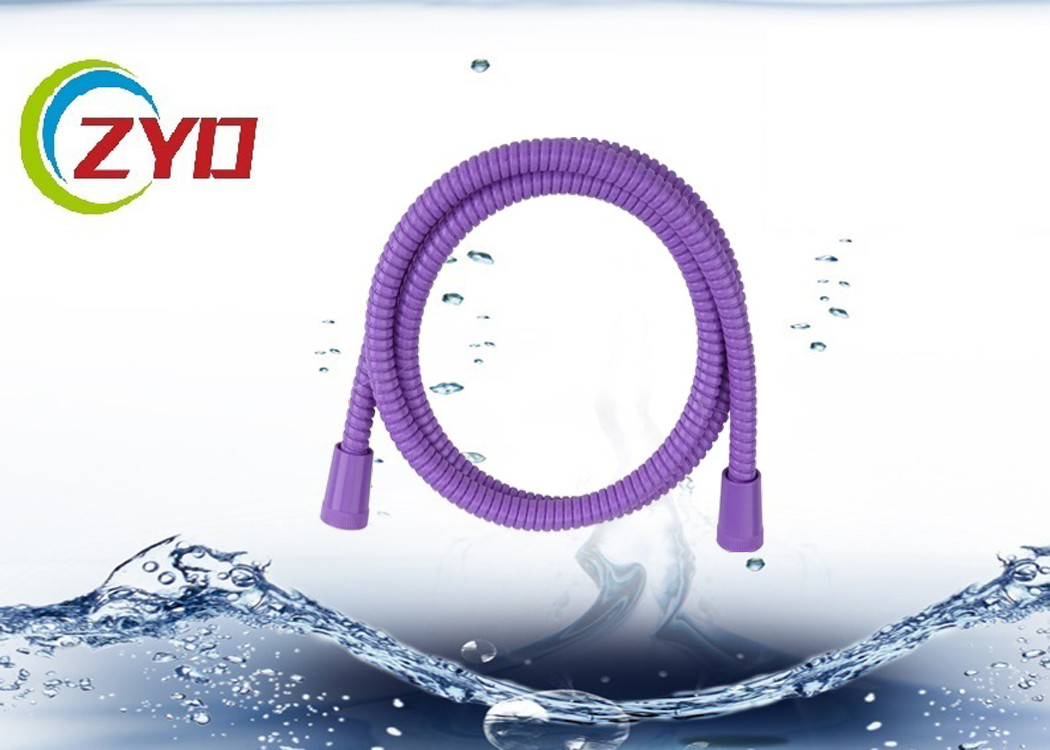 Purple / Blue Bath Shower Hose , Anti Abrasion Bidet Shower Replacement Hose