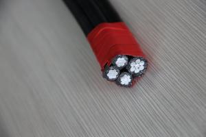 Quality Aluminum Conductors Pvc Insulation Quadruplex Service Drop Cable Acsr Supported for sale