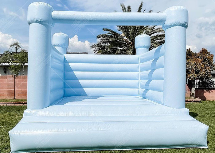 Quality White Wedding Bouncy Castle House , Wedding Bounce House for sale