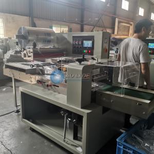 Quality Bread Croissant 380V Horizontal Flow Wrapper With Touch Screen for sale