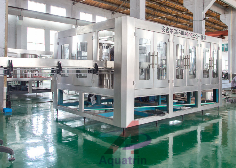 Quality 3 In 1 3000kg Automatic Water Bottling Machine Abrasive Resistance for sale