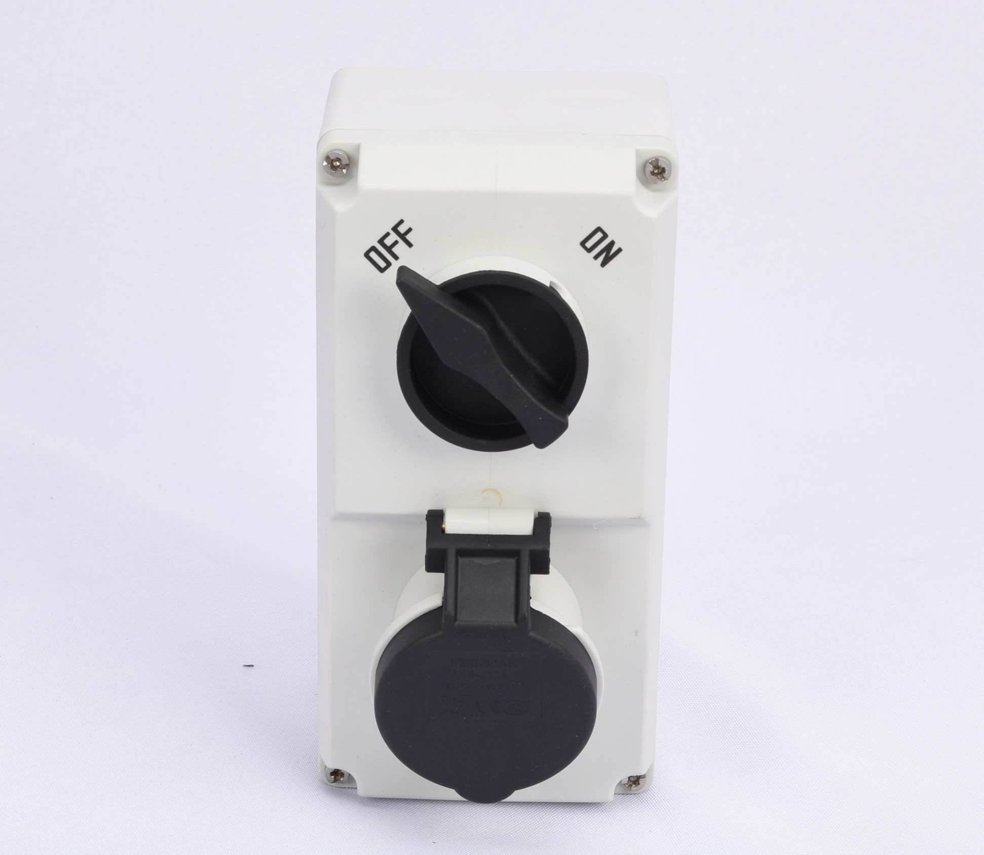 Quality IP44 32A Industrial Power Switched Socket Three Phase With Mechanical Interlock for sale