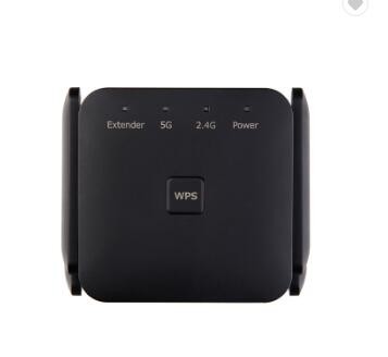 Buy cheap 1200Mbps WIFI range extender, 2.4 & 5.8GHz Dual Band Wireless Signal Amplifier from wholesalers
