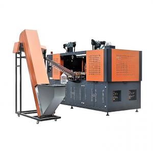 Quality 2 Cavity Blowing Mould Machine 2L PET Bottle Blower With Conveyor for sale