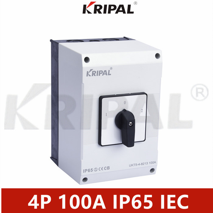 Quality 100A IP65 Industrial Cam Change-over Switch With Lock IEC standard for sale