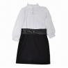Buy cheap Girls' School Uniform/Suit, Made of Cotton from wholesalers