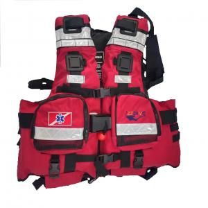 Quality Foam Multifunctional Rescue Life Jacket , Waterproof Swift Water Rescue Life Vest for sale
