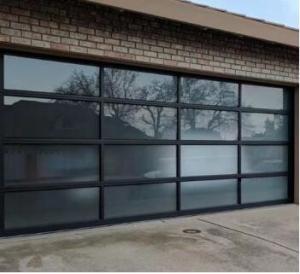 Quality Residential Use Aluminum Sectional Door Standard Overhead High Thermal Insulation for sale