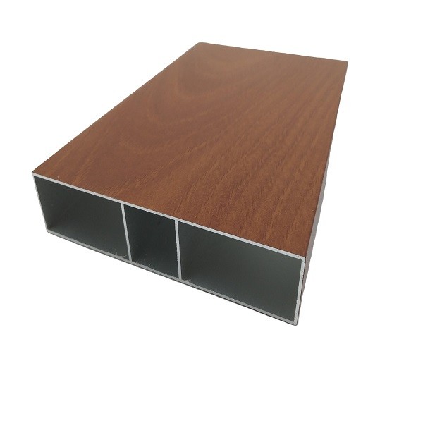 Quality Extrusion Aluminum Window Profiles Wood Effect Powder Coatings for sale