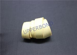 Quality White or Yellow Garniture Fiber Tape Rolls In High Intensity For Tobacco Machine for sale