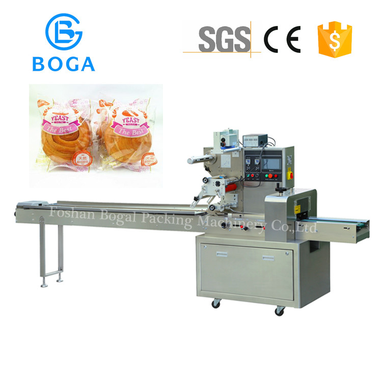 Quality Stainless Steel Rusk Bread Packing Machine 3 Side Sealing for sale