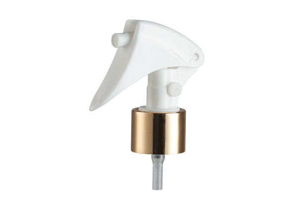 Quality Golden Color 24/410 Mini Trigger Sprayer For Cosmetics Packing for sale
