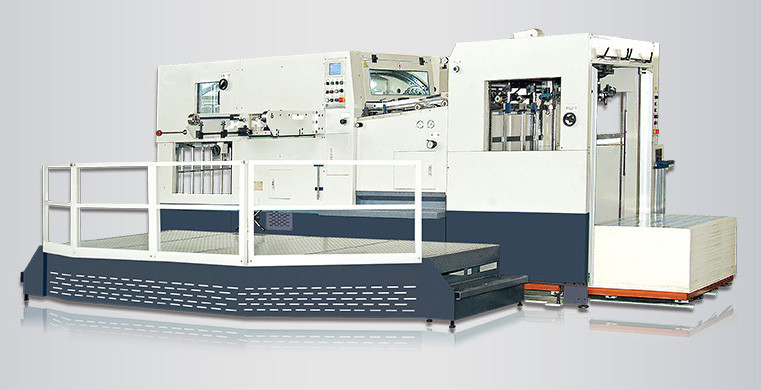 Fast Cardboard Die Cutting Machine , 19.5KW Commercial Die Cutting Machine