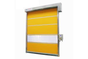 Quality Industrial Transparent PVC Window High Speed Door Yaskawa Frequent Convert for sale