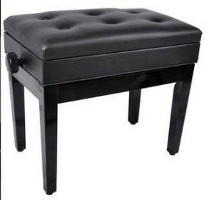 Quality Hot sale Adjustable Solidwood Single Piano stool with storage room PS6 for sale