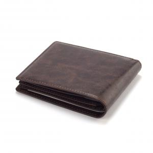 Quality 11.5X9.5cm Polybag Saffiano Leather Card Holder , ISO9001 Slim Credit Card Holder Wallet for sale