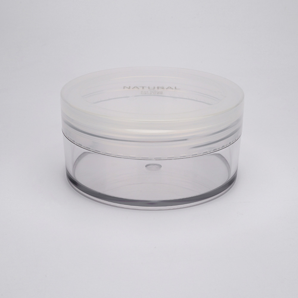 Quality 200ml Clear Plastic Cosmetic Jars Empty Conditioner Bottle For Makeup Remover for sale