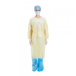 Quality Non Woven Hospital Disposable Isolation Gown PP 15-40gsm With CE FDA ISO13485 for sale